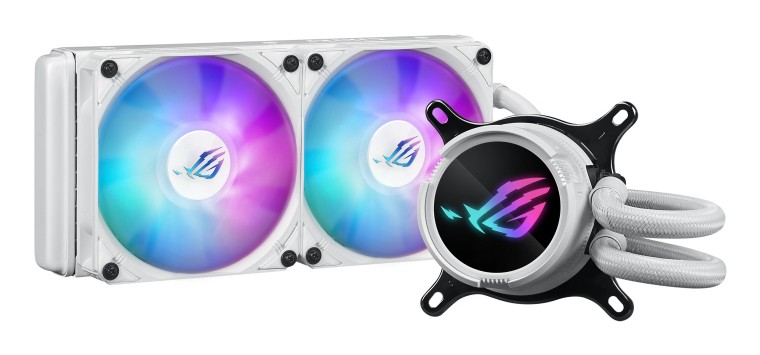ASUS ROG Strix LC III 240 ARGB White Edition Processore Kit di raffreddamento a liquido 12 cm Bianco