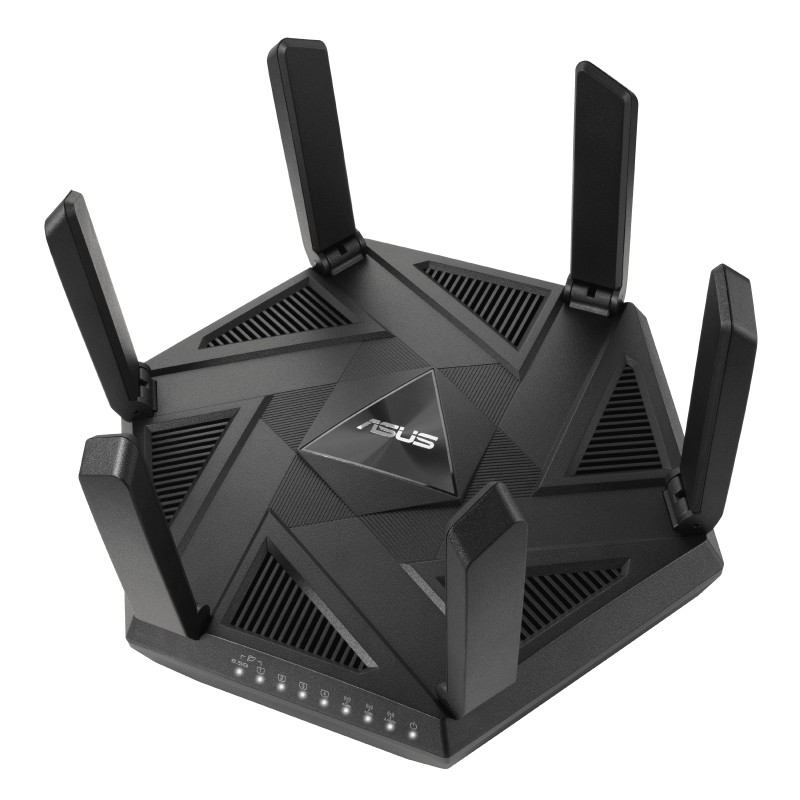ASUS RT-AXE7800 router wireless Tri-band (2 4 GHz/5 GHz/6 GHz) Nero