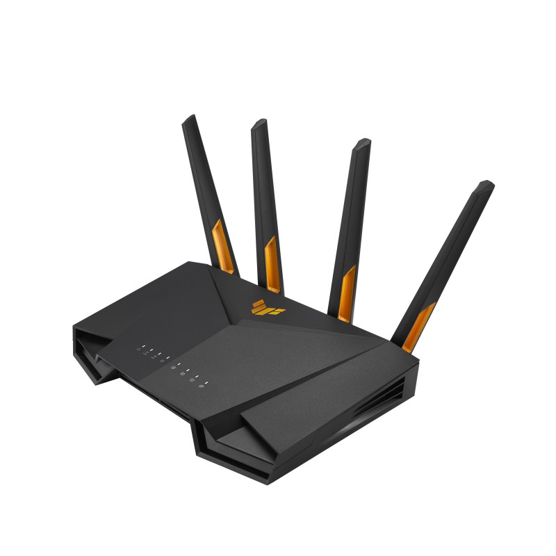 ASUS TUF Gaming AX3000 V2 router wireless Gigabit Ethernet Dual-band (2.4 GHz/5 GHz) Nero Arancione