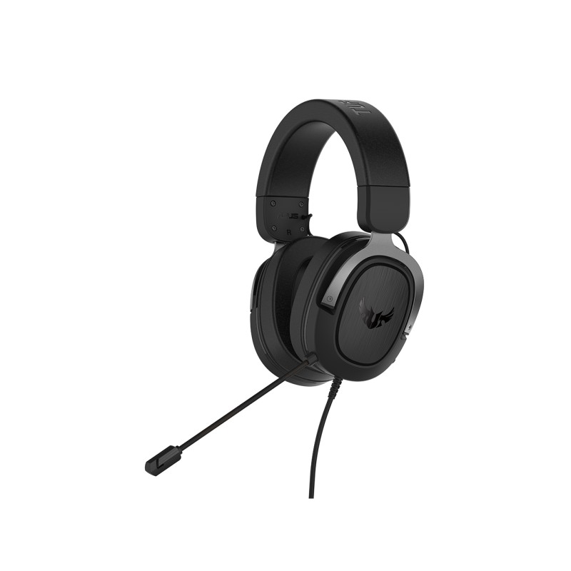 ASUS TUF Gaming H3 Auricolare Cablato A Padiglione Giocare Nero Grigio