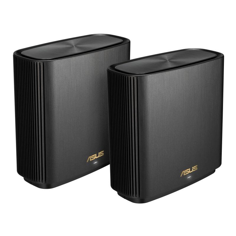 ASUS ZenWiFi AX (XT9) AX7800 1er Pack Schwarz Banda tripla (2.4 GHz/5 GHz) Wi-Fi 6 (802.11ax) Nero 4 Interno