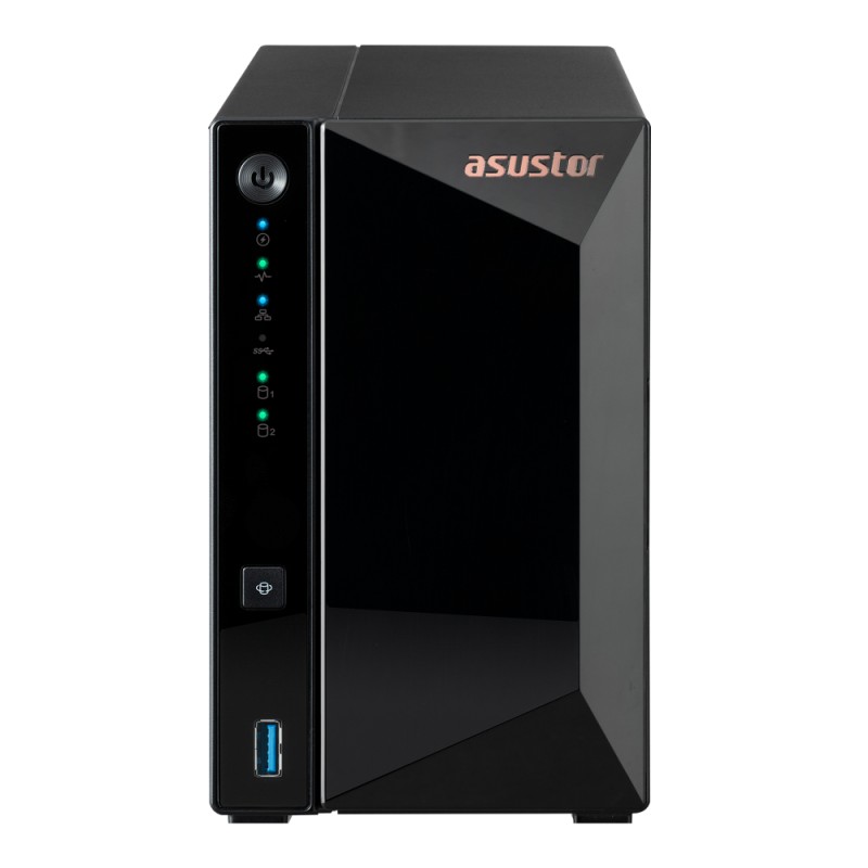 Asustor AS3302T NAS Collegamento Ethernet LAN Nero RTD1296