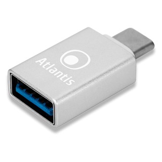 Atlantis Land A04-TC_UB3-02 adattatore per inversione del genere dei cavi USB Type-C 3.1 3.0 Argento