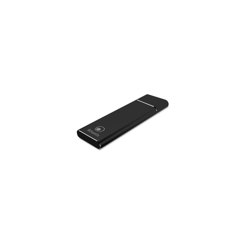 Atlantis Land A06-M2-NVME-01 contenitore di unità archiviazione Box esterno SSD Nero M.2