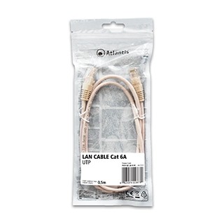 Atlantis Land P019-LN_6A-U-0C cavo di rete 0 5 m Cat6a U/UTP (UTP)