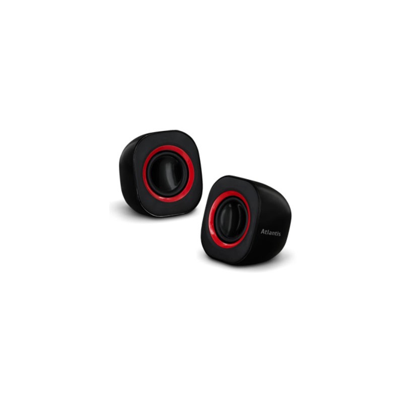 Atlantis Land SoundPower 410 altoparlante 1-via Nero Rosso Cablato 5 W
