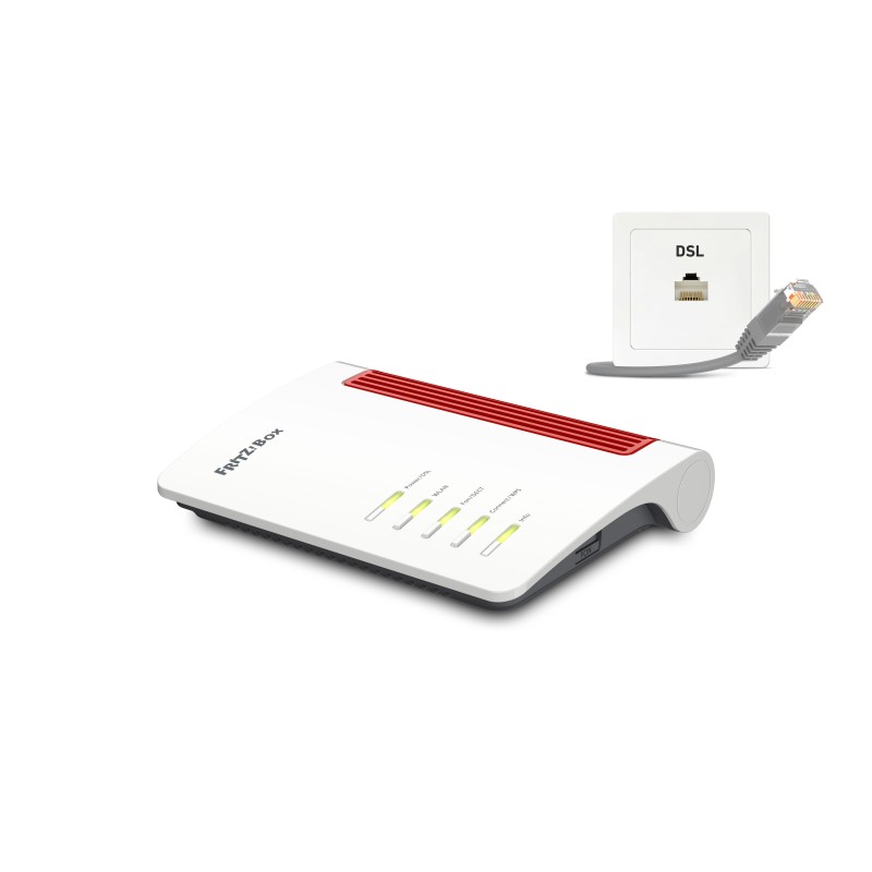 AVM FRITZ Box 7530 AX router wireless Gigabit Ethernet Dual-band (2.4 GHz/5 GHz) Bianco