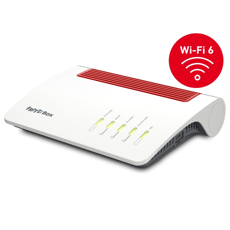 AVM FRITZ Box 7590 AX router wireless Gigabit Ethernet Dual-band (2.4 GHz/5 GHz) Bianco