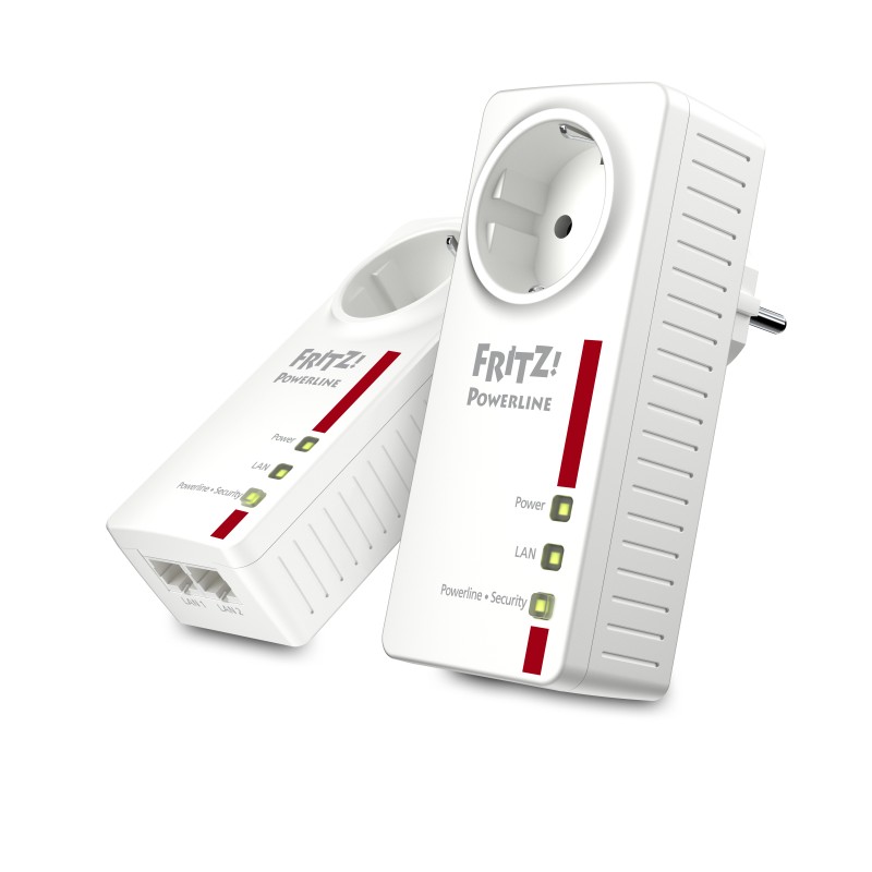 AVM FRITZ Powerline 1220E 1200 Mbit/s Collegamento ethernet LAN Bianco 2 pz