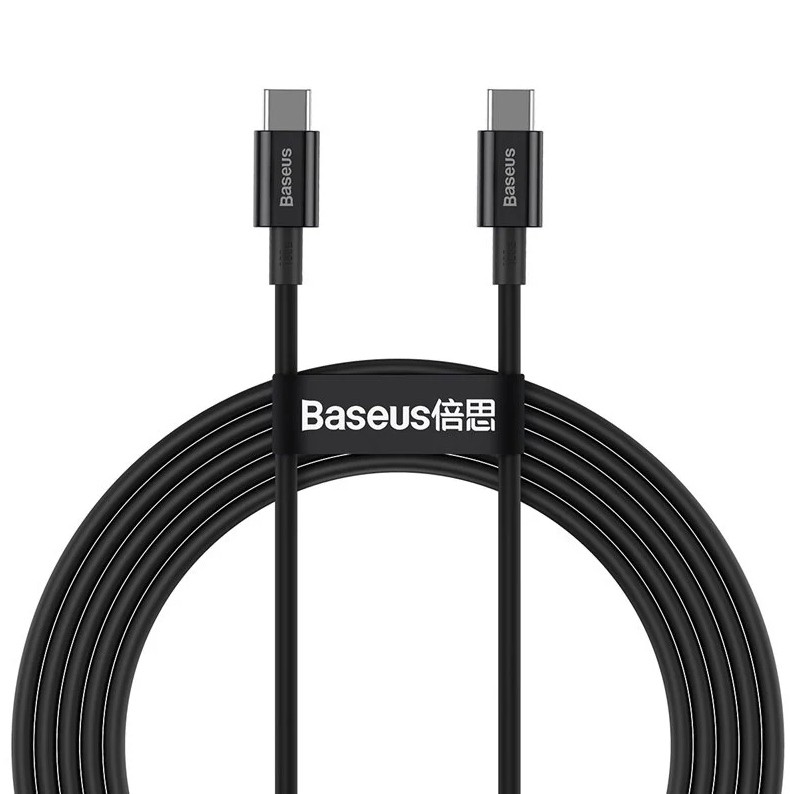 Baseus Superior cavo USB 1 m USB 2.0 USB C Nero