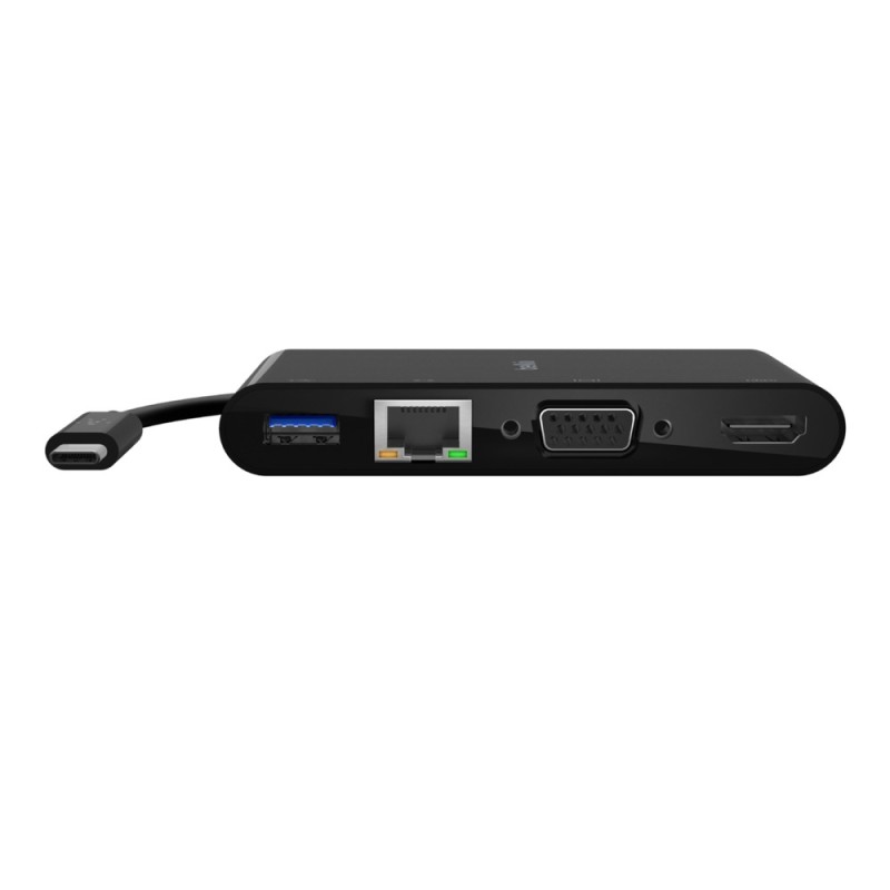 Belkin AVC005BTBK replicatore di porte e docking station per laptop Cablato USB 3.2 Gen 1 (3.1 1) Type-C Nero