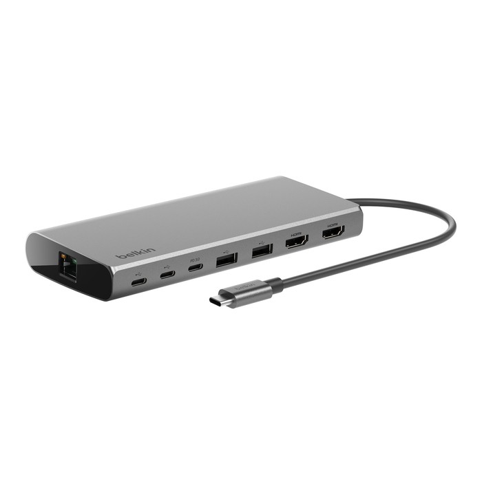 Belkin INC015BTSGY-CZ replicatore di porte e docking station per laptop Cablato USB 3.2 Gen 1 (3.1 Gen 1) Type-C Alluminio