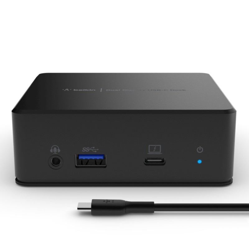 Belkin USB-C Dual Display Docking Station USB 3.2 Gen 1 (3.1 1) Type-C Nero