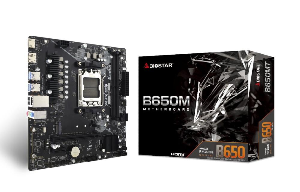 Biostar B650MT scheda madre AMD B650 Presa di corrente AM5 micro ATX