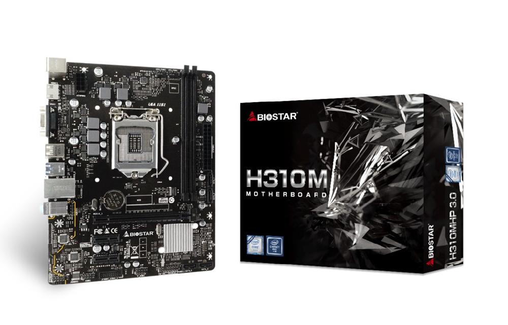 Biostar H310MHP 3.0 scheda madre Intel® H310 LGA 1151 (Socket H4) micro ATX