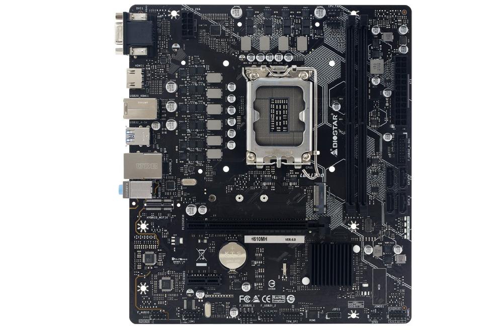Biostar H610MH Intel H610 LGA 1700 micro ATX