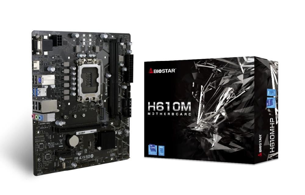 Biostar H610MHP scheda madre Intel H610 LGA 1700 micro ATX
