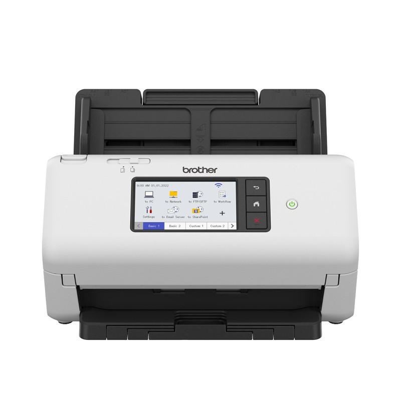 Brother ADS-4700W Scanner con ADF + alimentatore di fogli 600 x DPI A4 Nero Bianco