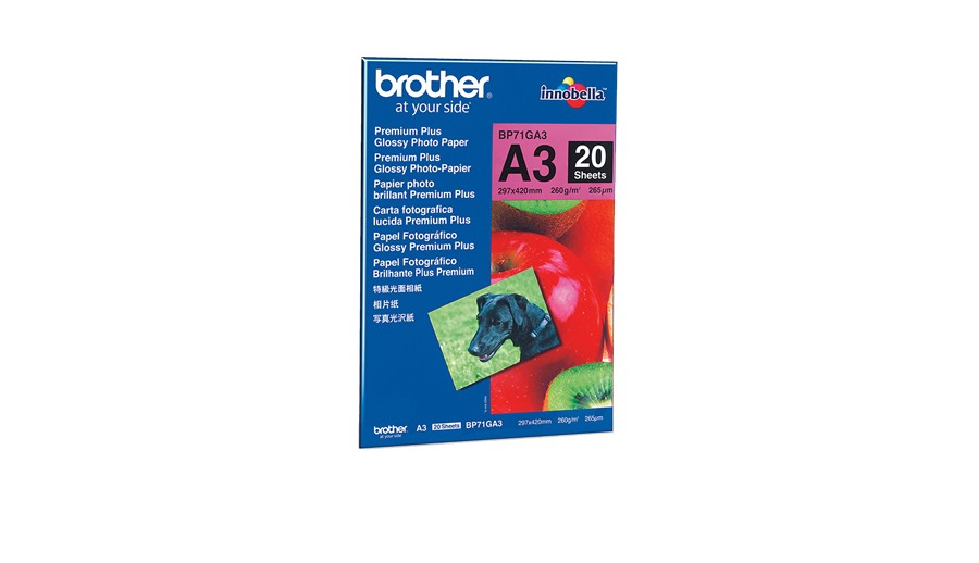 Brother BP71GA3 carta fotografica A3 Blu Rosso Lucida