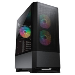 CABINET MIDI TOWER COUGAR 385CC50R MX430 MESH RGB NERO 217x467x371mm 7SLOT 2x3 5" 3x2 5" VETRO 3xFAN ARGB