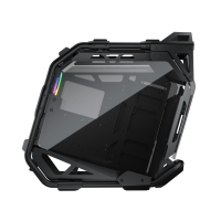 CABINET MIDI TOWER COUGAR 385LMS0 CRATUS NERO 283x636x635mm 7SLOT 2x3 5" 3x2 5" VETRO LATERALE 3xFAN RGB