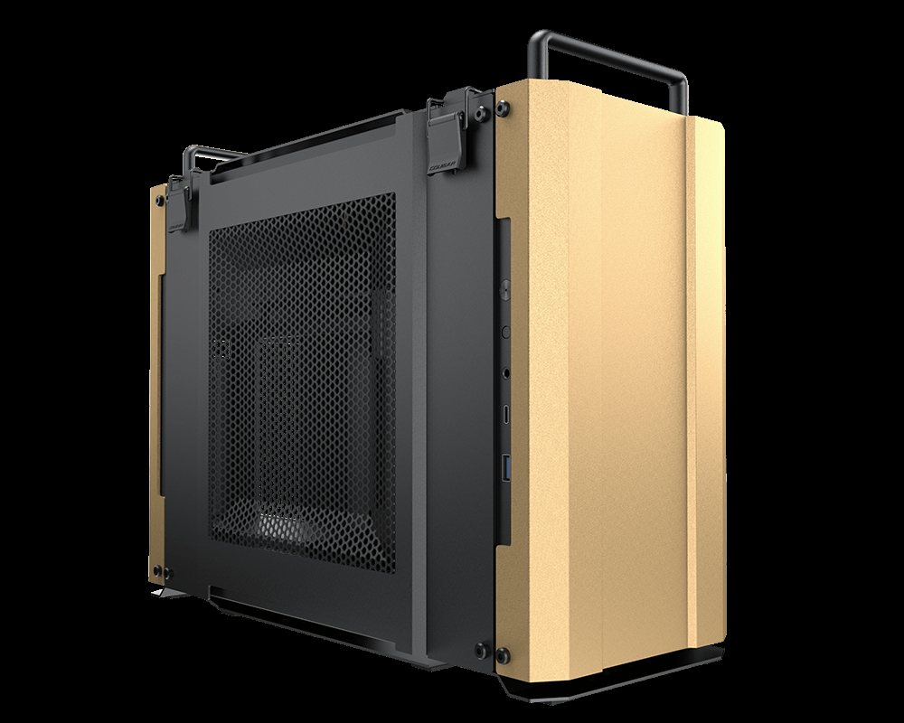 CABINET MINI TOWER COUGAR 385QM90D DUST 2 DESERT SAND 175x299x403mm 2SLOT 1x3 5" 2x2 5