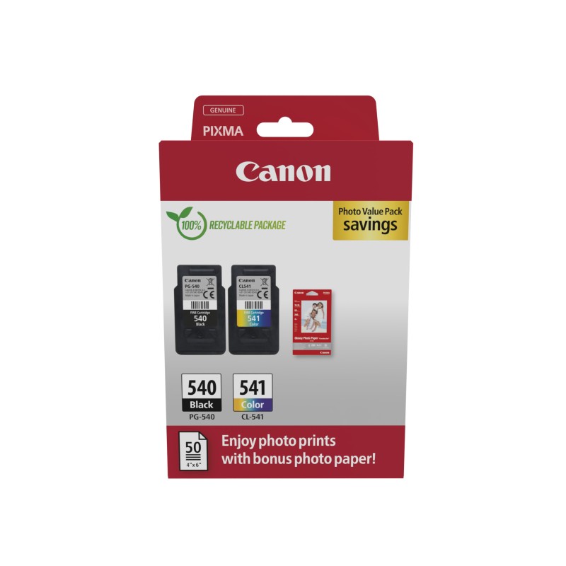 Canon 5225B013 cartuccia d'inchiostro 2 pz Originale Nero Ciano Magenta Giallo