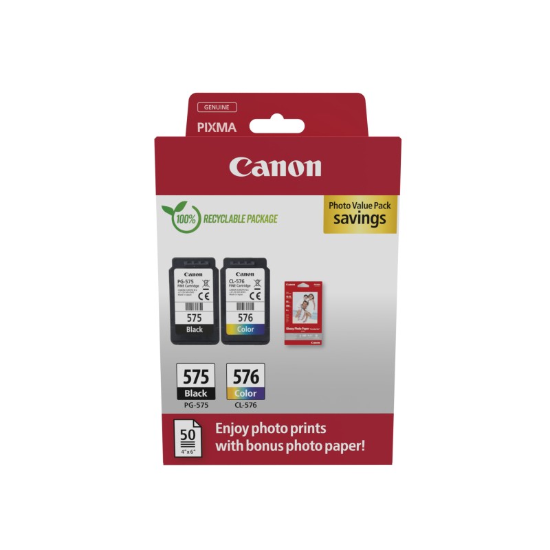 Canon 5438C004 cartuccia d'inchiostro 2 pz Originale Nero Ciano Magenta Giallo