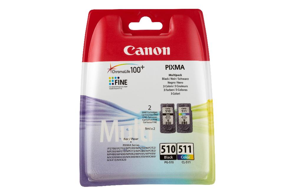 Canon Cartucce d'inchiostro Multipack PG-510 BK / CL-511 C/M/Y