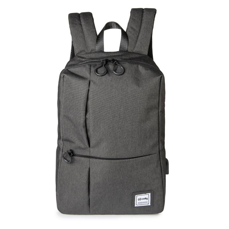 Celly Urban Zaino casual Grigio Tessile