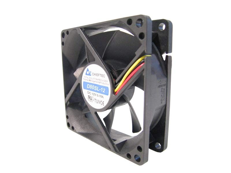 Chieftec AF-0825S sistema di raffreddamento per computer Case per computer Ventilatore Nero