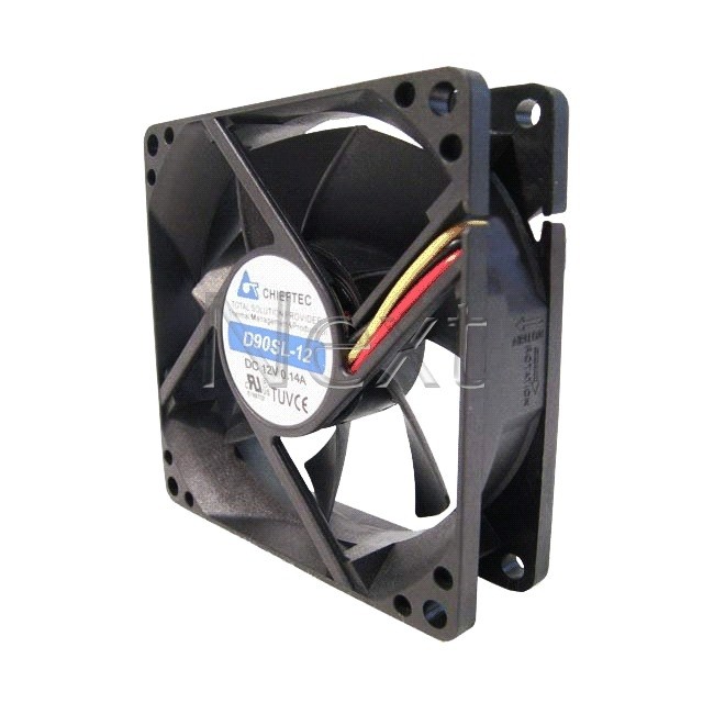 Chieftec AF-0925PWM sistema di raffreddamento per computer Case Ventilatore Nero