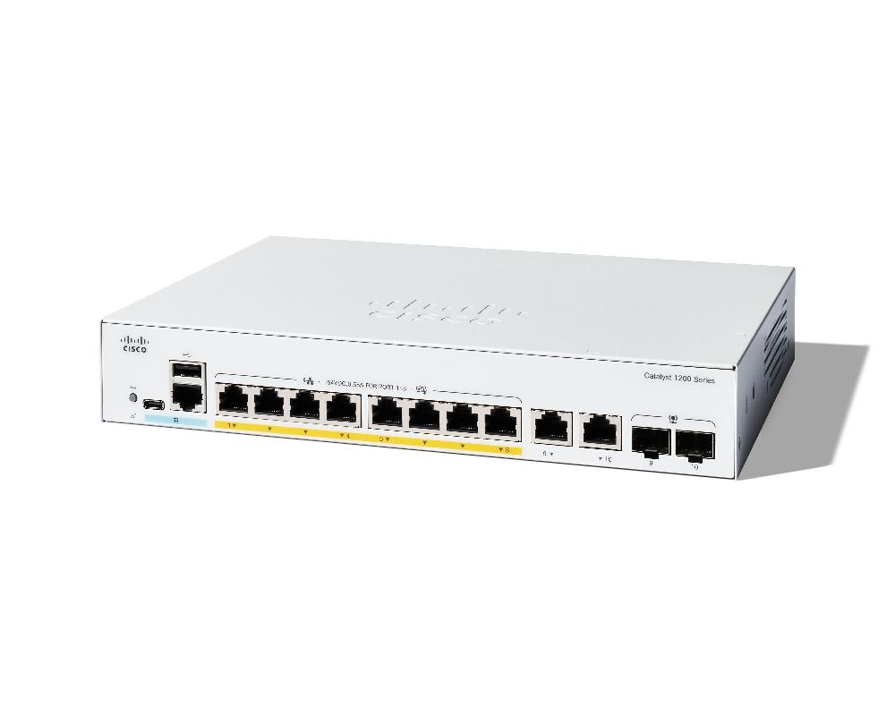Cisco C1200-8FP-2G switch di rete Gestito L2/L3 Gigabit Ethernet (10/100/1000) Bianco