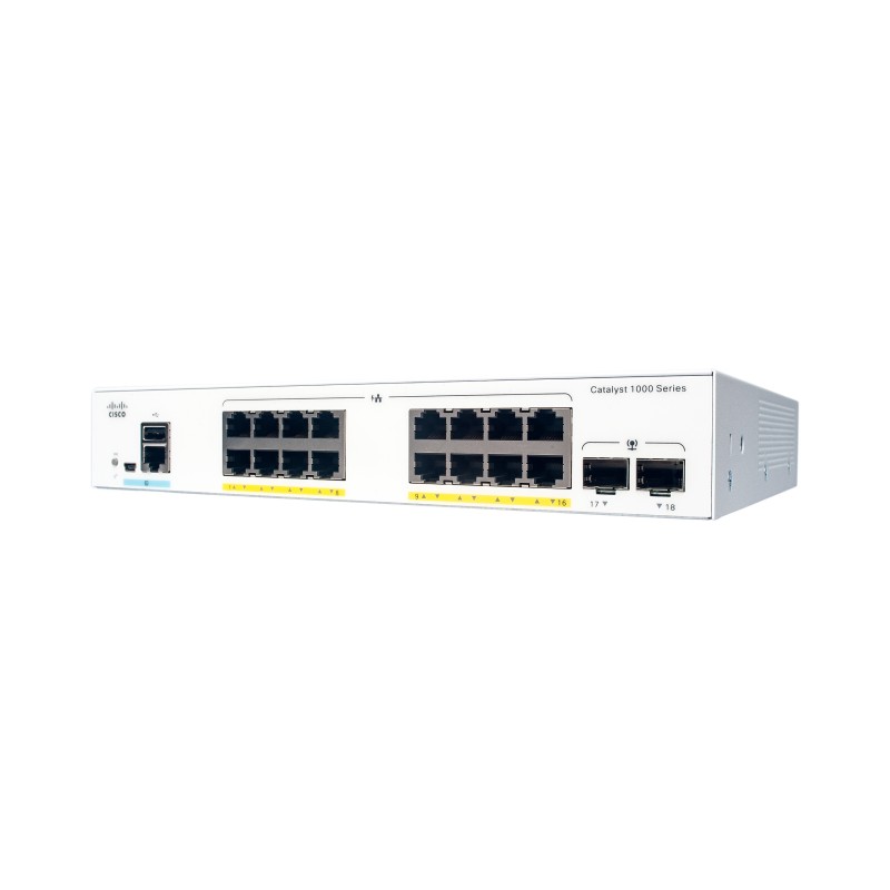 Cisco Catalyst C1000-16T-2G-L switch di rete Gestito L2 Gigabit Ethernet (10/100/1000) Grigio