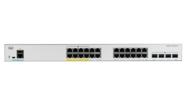 Cisco Catalyst C1000-24FP-4X-L switch di rete Gestito L2 Gigabit Ethernet (10/100/1000) Supporto Power over (PoE) Grigio