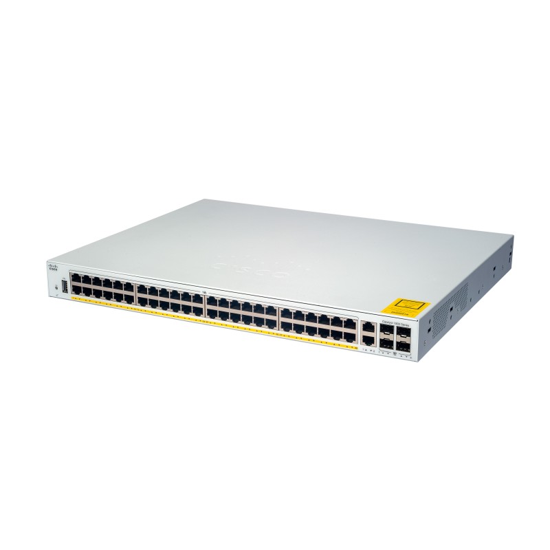 Cisco Catalyst C1000-48P-4G-L switch di rete Gestito L2 Gigabit Ethernet (10/100/1000) Supporto Power over (PoE) Grigio