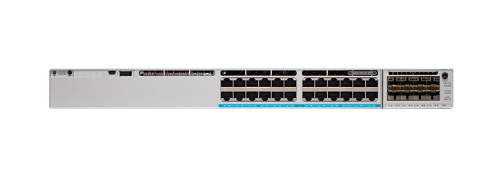 Cisco Catalyst C9300-24P-E Gestito L2/L3 Gigabit Ethernet (10/100/1000) Supporto Power over Ethernet (PoE) 1U Grigio