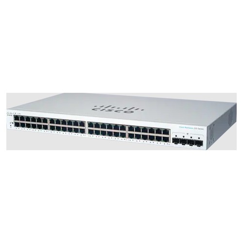 Cisco CBS220-48T-4G Gestito L2 Gigabit Ethernet (10/100/1000) 1U Bianco