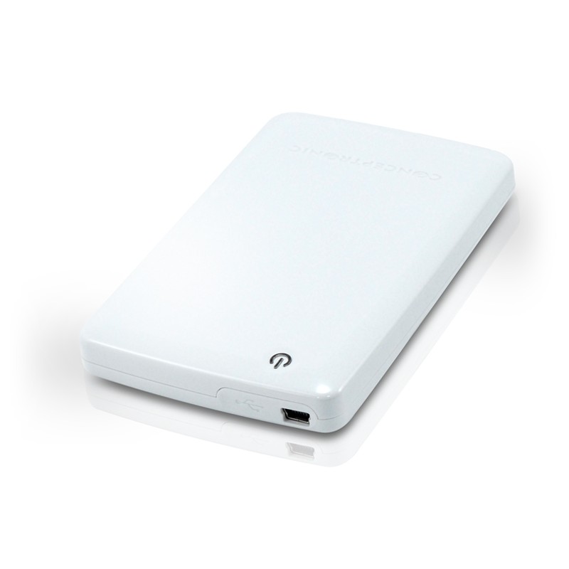 Conceptronic 2 5" Harddisk Box Mini White