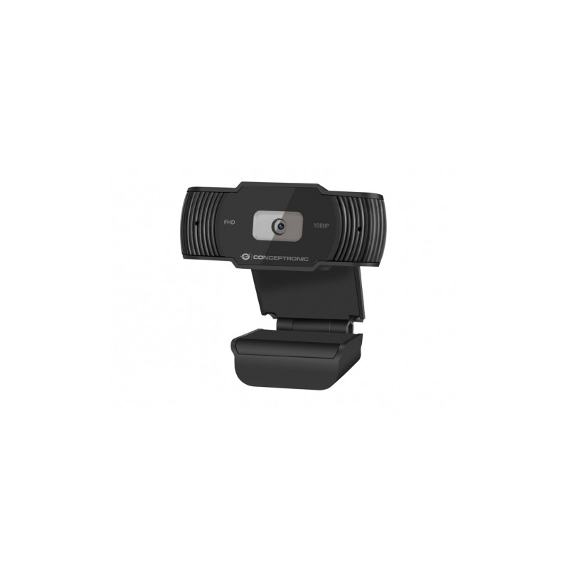 Conceptronic AMDIS 1080P FHD webcam 1920 x 1080 Pixel USB 2.0 Nero