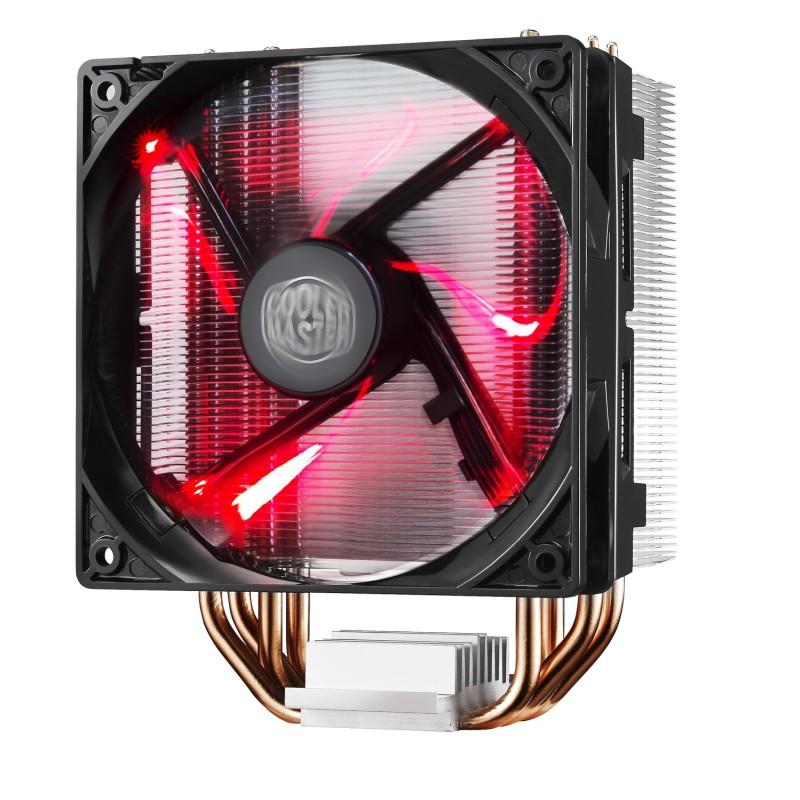 Cooler Master Hyper 212 LED Processore Refrigeratore 12 cm Nero Metallico Rosso