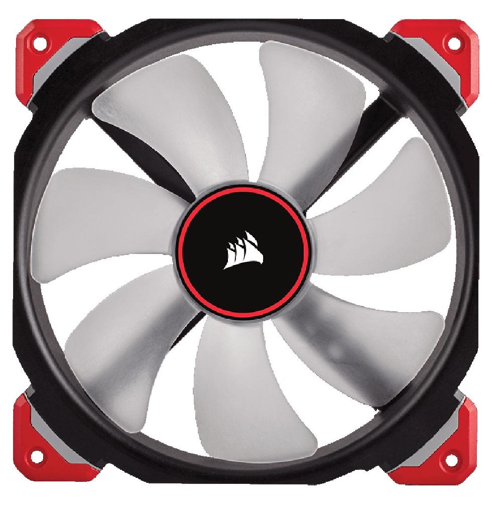 Corsair Air ML140 Pro Case per computer Ventilatore 14 cm Nero Trasparente