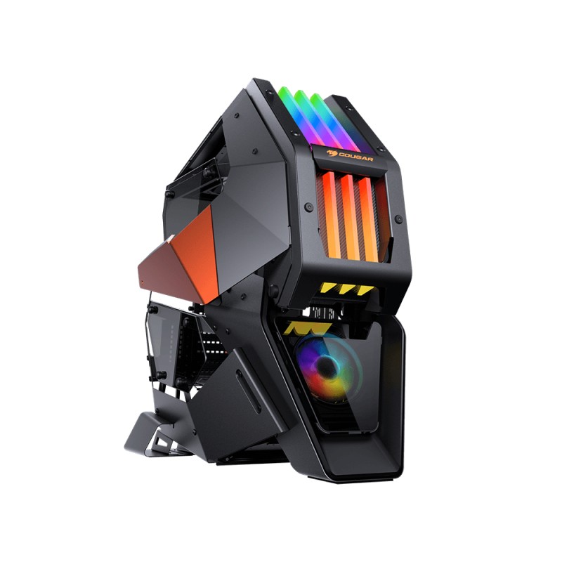 COUGAR Gaming Conquer 2 Full Tower Nero Arancione