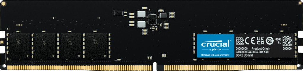Crucial CT16G48C40U5 memoria 16 GB 1 x DDR5 4800 MHz Data Integrity Check (verifica integrità dati)