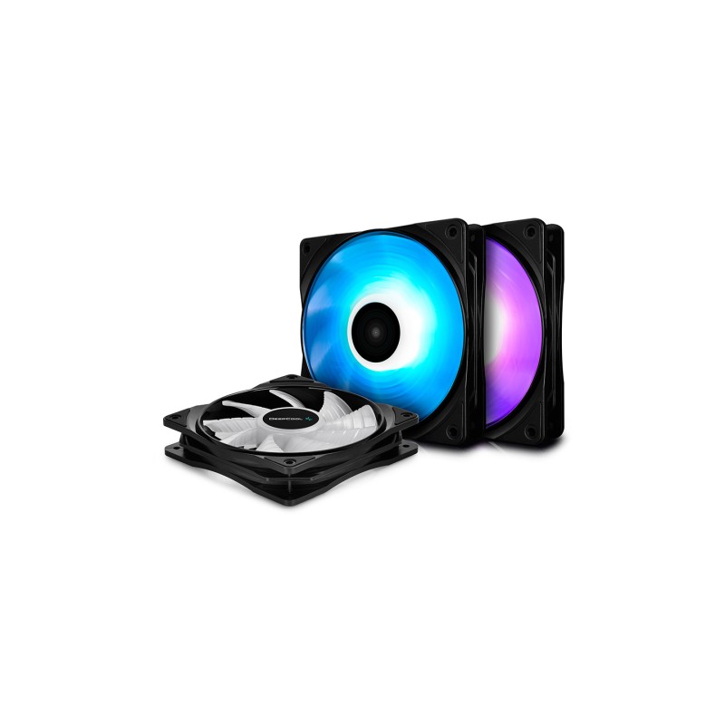 DeepCool RF120-3in1 Case per computer Ventilatore 12 cm Nero 3 pz