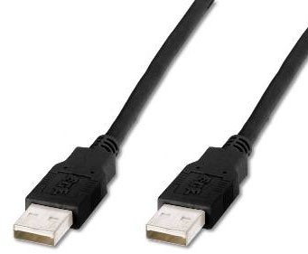 Digitus 1m USB 2.0 cavo A Nero
