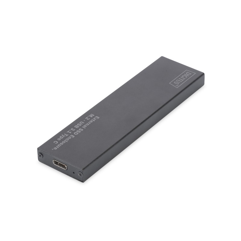 Digitus DA71115 contenitore di unità archiviazione Box esterno SSD Nero M.2