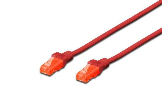 Digitus DK16170025R cavo di rete Rosso 0.25 m Cat6 U/UTP (UTP)