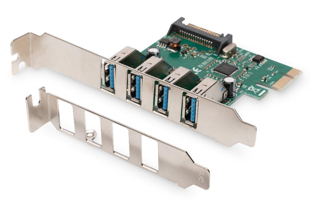 Digitus scheda 4 Porte USB 3.0 PCI Express