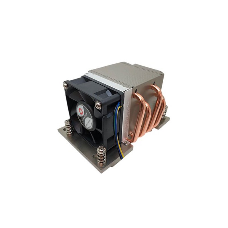 Dynatron A38 sistema di raffreddamento per computer Processore Refrigeratore 6 cm Nero Argento 1 pz